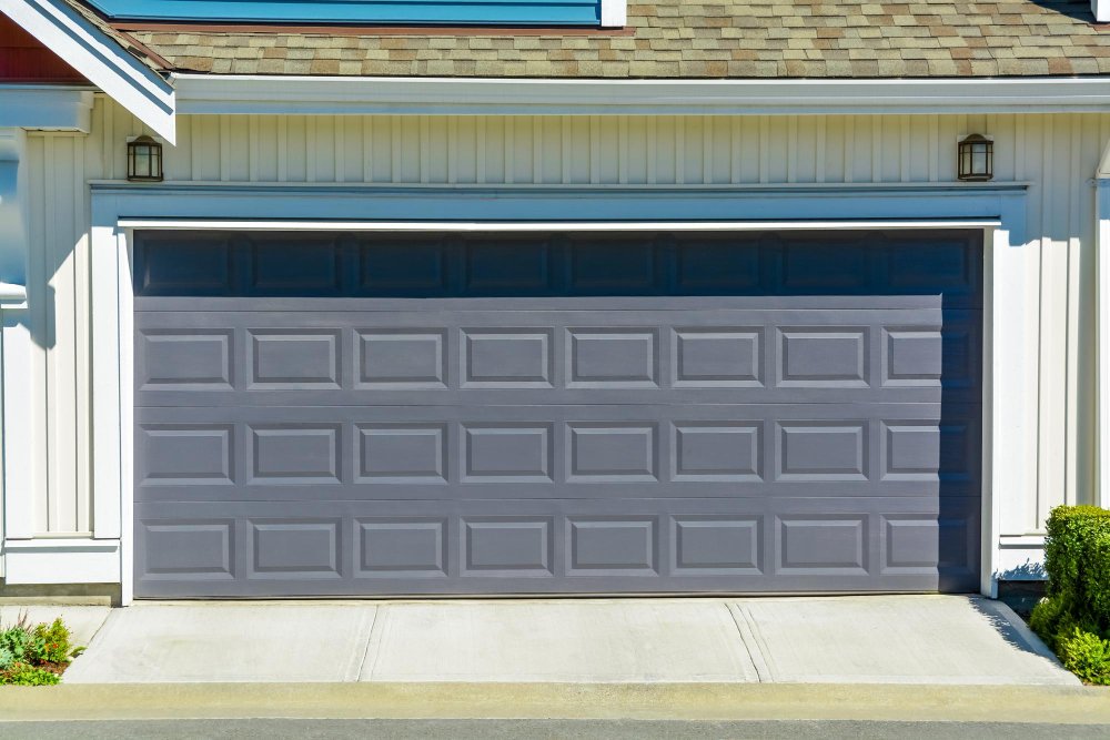 Black Garage Door