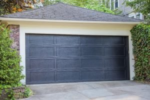 Black Garage Door