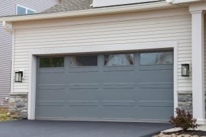 Black Garage Door